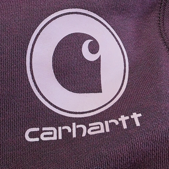 Carhartt Womens Plum Full-Zip Hoodie Jacket Sz Medium - Picture 8 of 8
